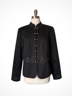 Cotton embroidered jacket